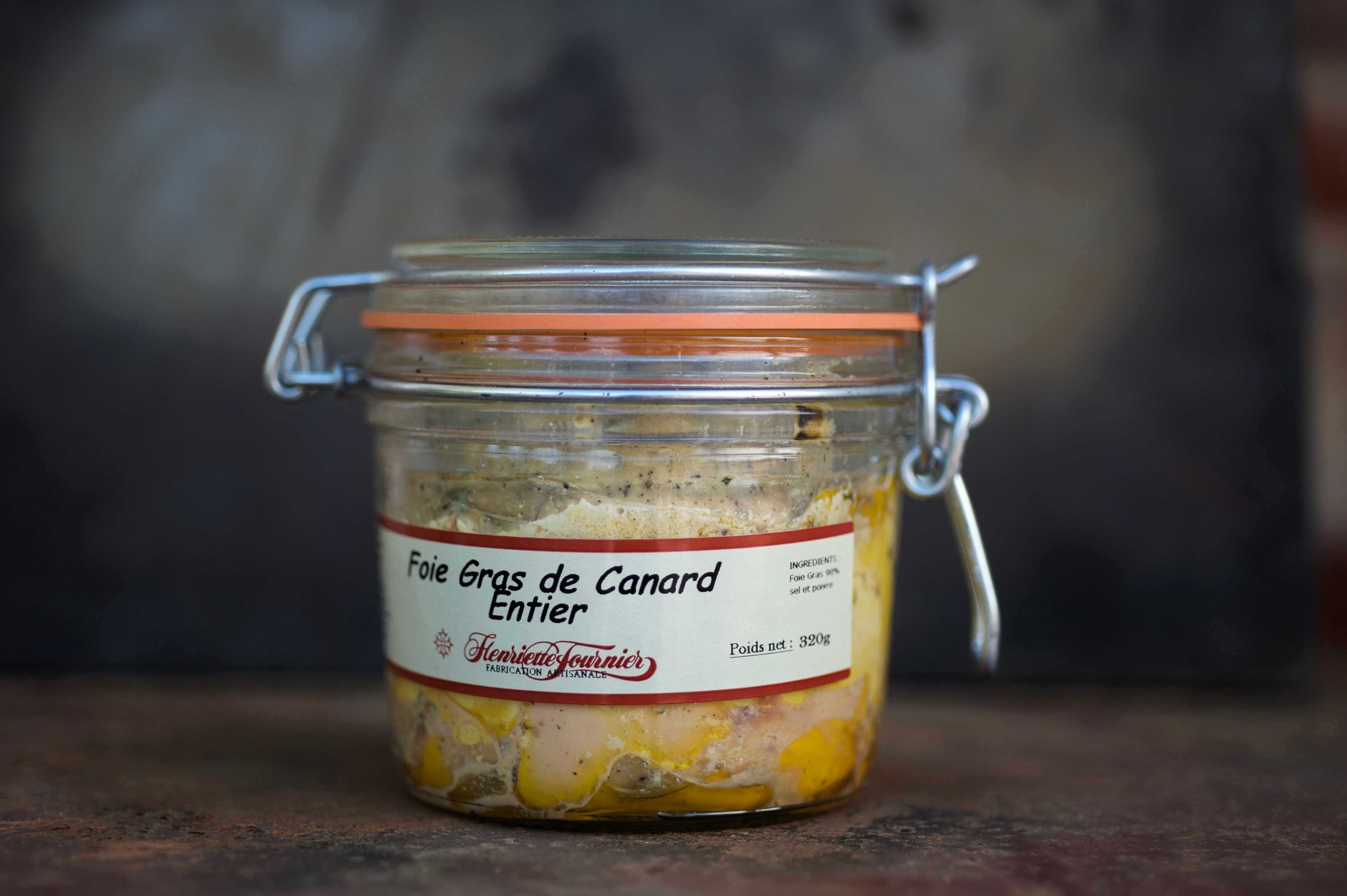 Conserverie du Lauragais Notre produit Foie Gras de Canard entier 300g