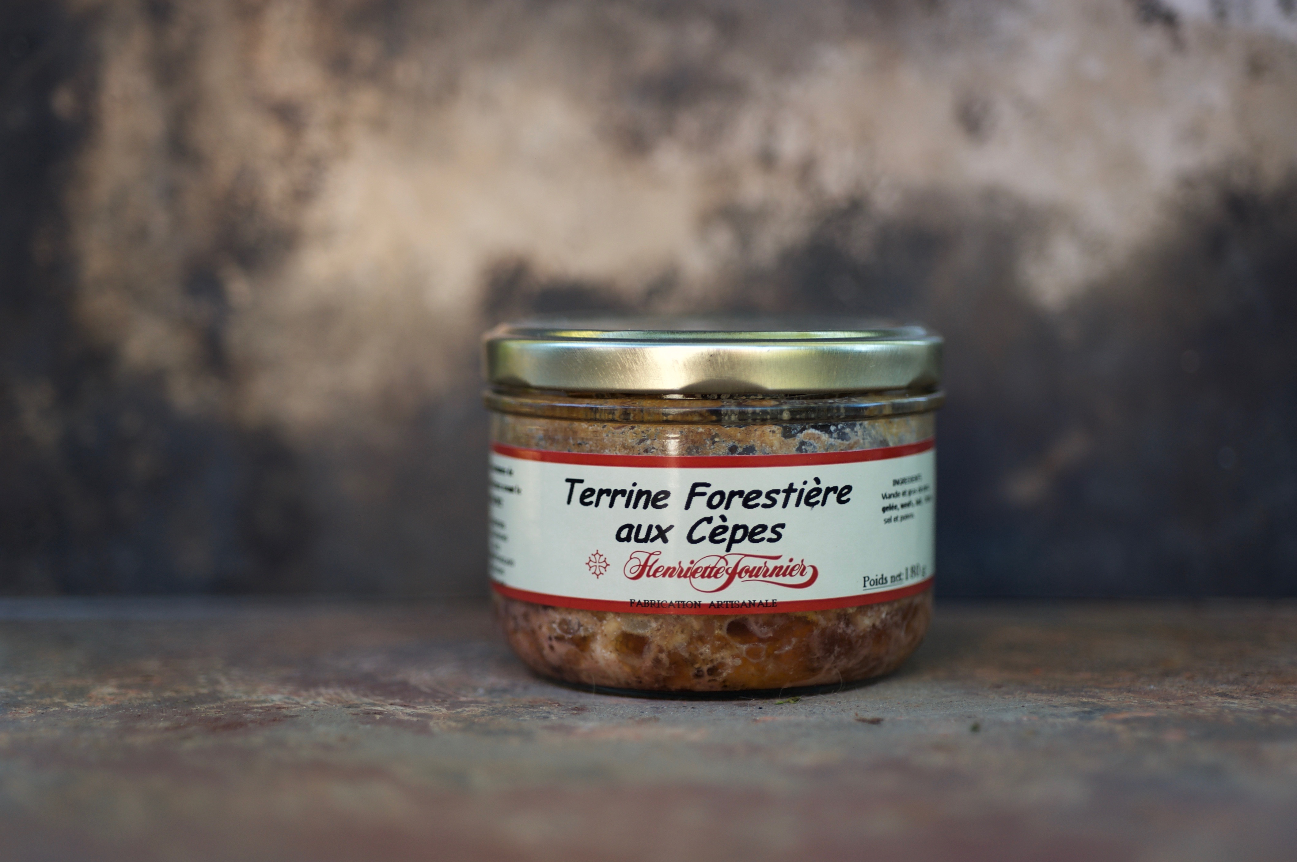 Conserverie du Lauragais Notre produit Terrine forestière 180g